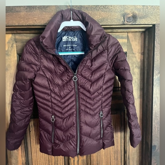 Michael Kors Jackets & Blazers - Michael Kors coat womens size XS purple puffer Lightweight Packable Coat​